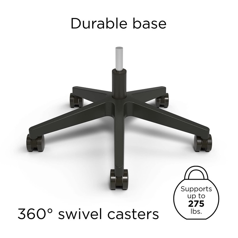 Union & Scale Staples UN59380 Essentials Fabric Task Chair, Black