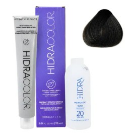 Tinte Para Cabello Hidracolor Naturales 90 Ml + Peróxido