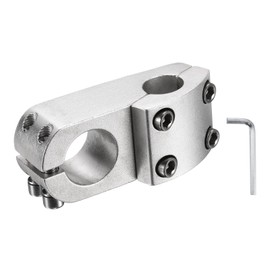 sourcing map 22.2mm Bike Stem 50mm Aluminum Alloy Bicycle Handlebar Stem with Hex Wrench for Mountain Road Bike BMX MTB Cycling, Silver