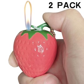 2 Pack Pink Windproof Butane Jet Torch Lighter,Funny Cool Lighters,Adjustable Jet Flame Torch,Refillable,Grill BBQ Candle Camping(Without Gas)