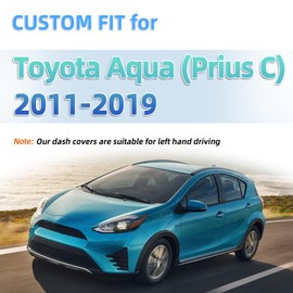 SKYLOTEC Dash Cover Mat Custom Fit for Toyota Camry SE XSE LE Sport XV50 2012-2014 2015 2016 2017 Dashboard Mats Dash Carpet Protector