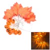 LED String Light Autumn Pumpkin Red Maple Leaves String Light