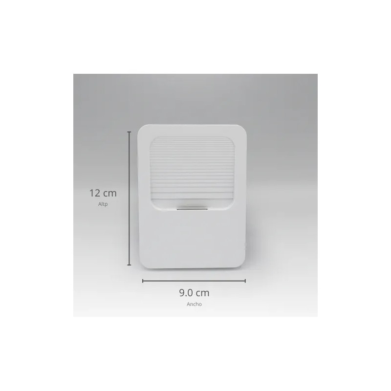 Luminaria De Cortesía Blanca Blanco Cálido Wde-402 Winled Blanco Cálido