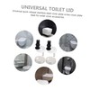 Mipcase 1set Toilet Seat Fixing Hinges Replacement Fittings for Fast