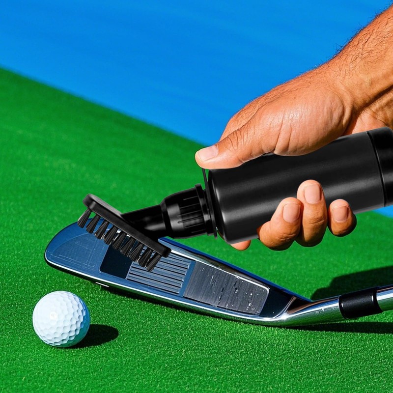 Golf Brush Tool | Golf Club Scrub Brush with Leakproof