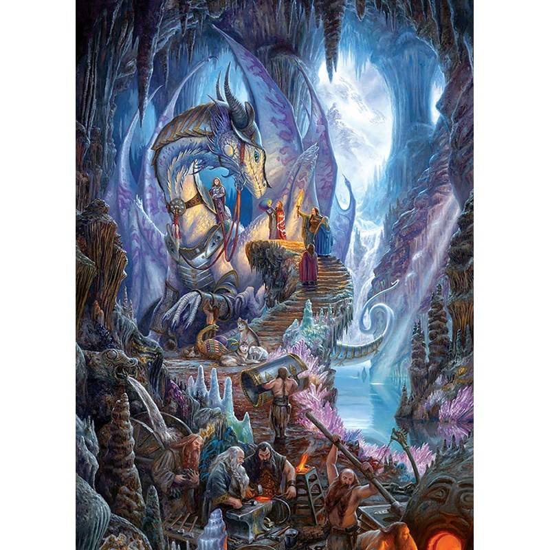 Cobblehill 80104 1000 pc Dragonforge Puzzle, Various