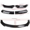 Unbranded Front Bumper Lip Spoiler Diffuser Splitter Rear Side Skirt