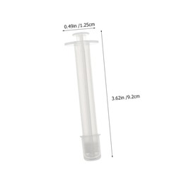 ORFOFE Female Push Tubes 24pcs Gynecological Applicator Leakproof Lids Material