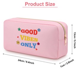 Heigebi Friend Birthday Gifts for Women Makeup Bag for Purse Best Gift for Teen Girls Sister Girlfriend Daughter Friends Christmas Valentine Birthday Gifts Oxford Cloth Zipper Travel Toiletry Pouch