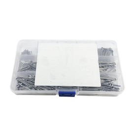 YFFSFDC 15 Sizes 420 Pcs Stainless Steel Cotter Pin Kit Clip Metal Tightening Auto Motorcycle Maintenance Multi Purpose High Quality Cotter Pin Assortment Kit