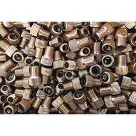 RACE-READY 6 Presta to Schrader Valve Adapters.Brass.Road.MTB.BMX.Bike.Bicycle