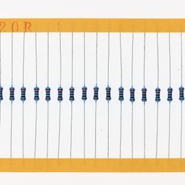 HUABAN 200 Pieces 0.25 Watts 1/4 W 220R 220 Ohm 1% Metal Film Resistor