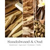 AOOVOO Sandalwood Oud Candle - Large Scented Candles 22oz, Soy