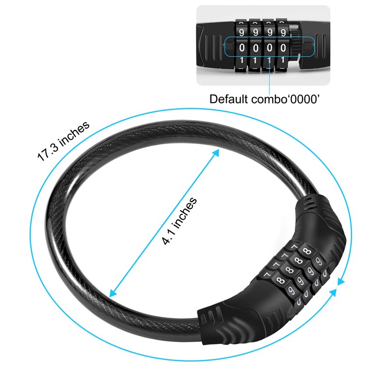 Rofio Refrigerator Lock, Upgraded 4 Digit Fridge Lock for French-door
