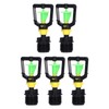 5PCS G1/2 Male Thread Rotating Sprinkler Nozzle Spray Head Misting