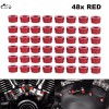 Unbranded Red Engine Bolt Kit For Harley Touring Sportster Trike