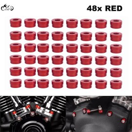 Unbranded Red Engine Bolt Kit For Harley Touring Sportster Trike M8 TWIN CAM EVO Engines