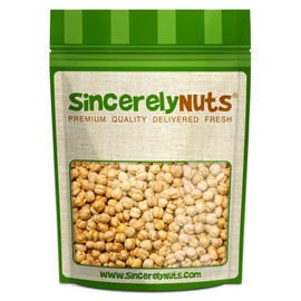 Sincerely Nuts Roasted and Unsalted Chickpeas (5 LB) Plant-Based Protein-Garbanzo Beans-Great Snack or Side Dish Alternative-Vegan, Kosher & Gluten-Free-Perfect Meal Addition for the Whole Family