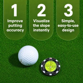 Spirit Level Golf Ball Markers For Putting Green - Golf Marker Putting Aid