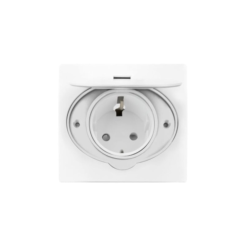 Miratic Hermetic Socket IP44 Schuko - Outdoor Socket Flush-Mounted (White)