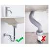 Sink Pipe Drain Extension, Universal Immersion Pipe for Siphon, Siphon