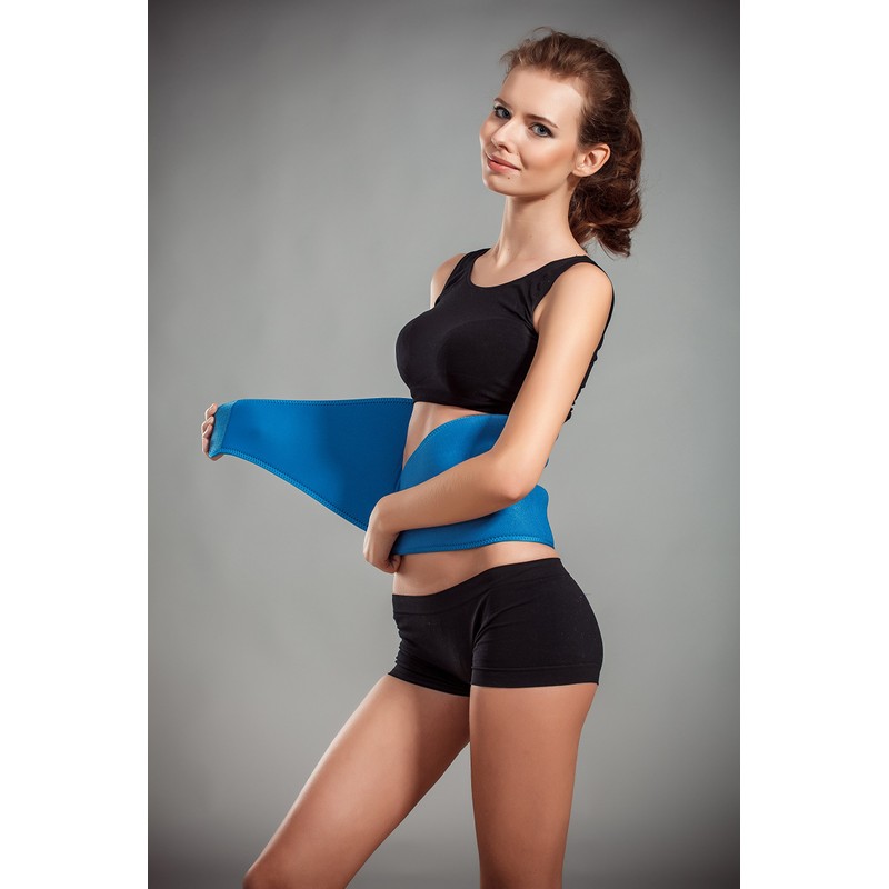 High Quality Neoprene Back Support/Back Support LU10005 blue Size:L/XL