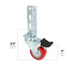 Tool Guy Republic 4pc Storage Rack Caster Wheels (Adapts to