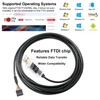 DTECH USB to TTL Adapter FTDI Chip 3.3V 6 Pin