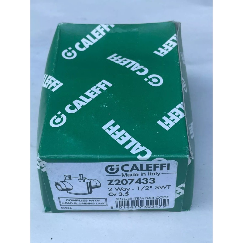 Caleffi - Z207433 - 2 Way -1/2" SWT CV3,5, Made