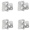 heyous 4pcs Take-Apart Hinge Lift Off Hinge Door Hinges Chrome
