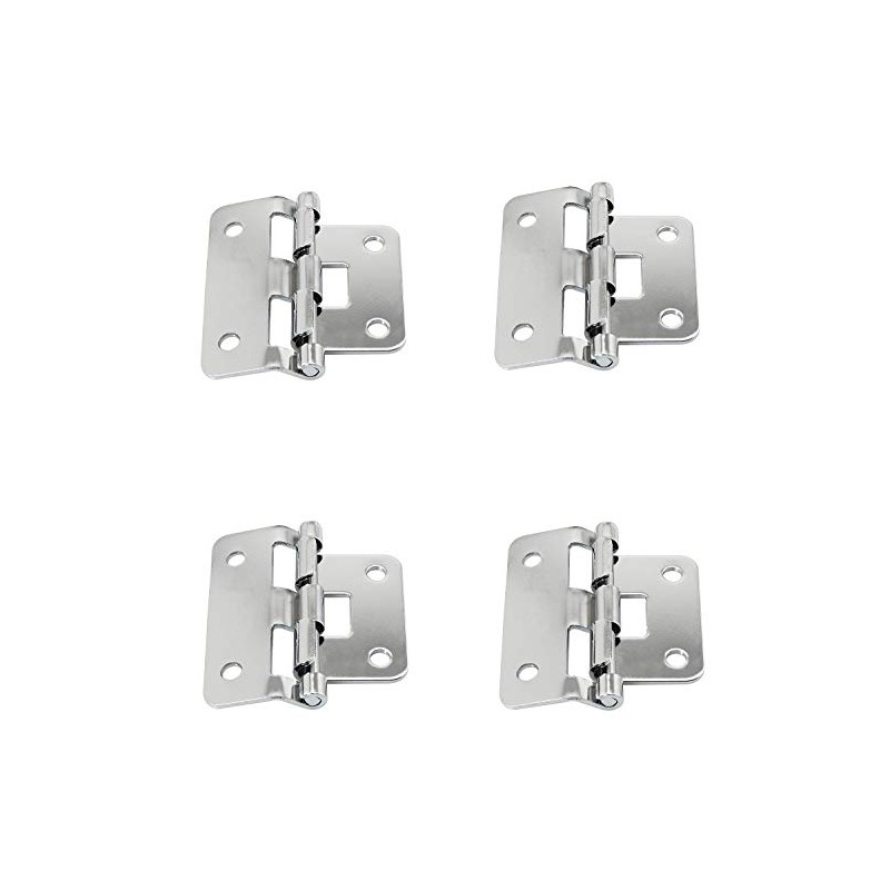 heyous 4pcs Take-Apart Hinge Lift Off Hinge Door Hinges Chrome