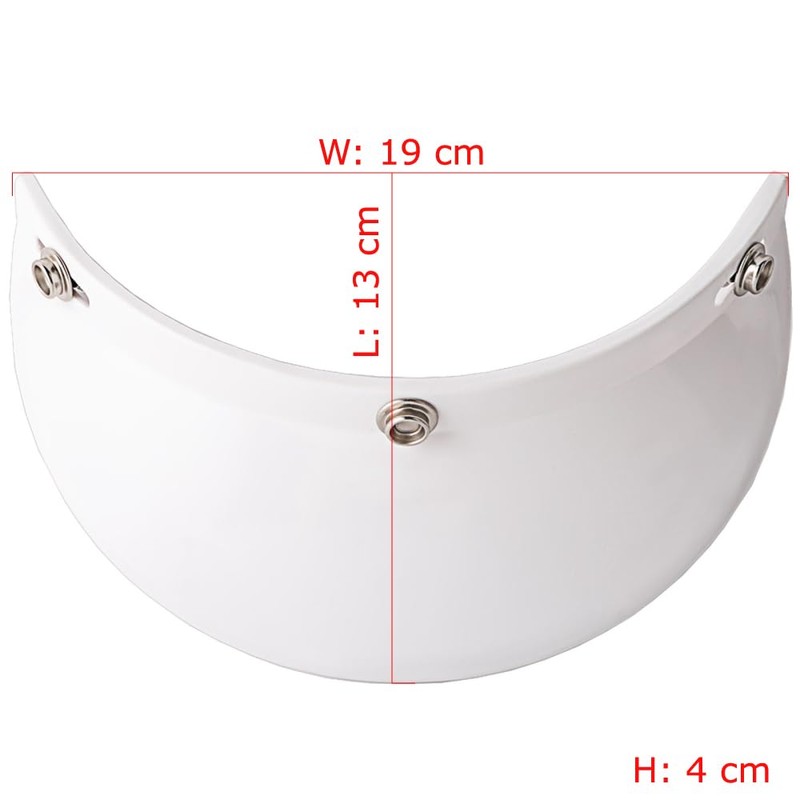 Helmet Visor (White)