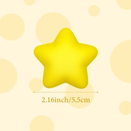 Hooqict Star Stress Balls 36 Pack Mini Stress Ball Star Party Favors for Kids Adults Small Foam Squeeze Ball Stress Relief Toy Party Bag Gift Fillers Birthday Favors Classroom Prize