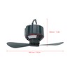 Portable Camping Fan LED 3 Speed Timing 10400mAh Waterproof USB