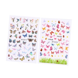 8 Sheets Women Nail Stickers Stickers Waterproof Stickers Nail Stickers for Nail Art Nail Art Decals Women Nail Art Sticker Nail Decal FOMIYES