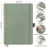 RETTACY Notebook A5 Squared, Bullet Journal with 100 g/m² Thick