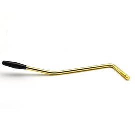 DIAO79NI 5mm Thread Tremolo Arm Whammy Bar for Stratocaster Electric Guitar Tremolo System, Gold/Black