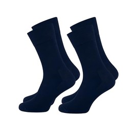Nur Die Pack of 2 Bamboo Comfort Socks Men's Soft Comfort Band Bamboo Socks, Maritime