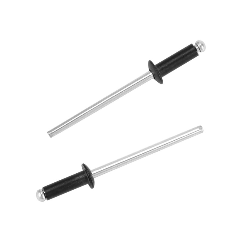 QWORK Aluminum Blind Rivets, 500 Pcs 1/8" x 3/8" Black