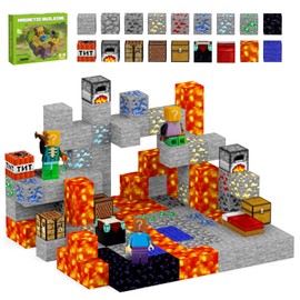 OVAS HOO Magnetic Building Blocks, 143 Pieces Magnetic Building Blocks Children - Magnetic Toy Magnetic Toy Magnets Children, Magnetic Toddler Toy for Boys and Girls from 3 Years