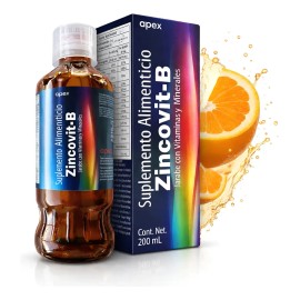 Zincovit-b Sup Alimenticio Vitaminas Minerales Jarabe 200 Ml