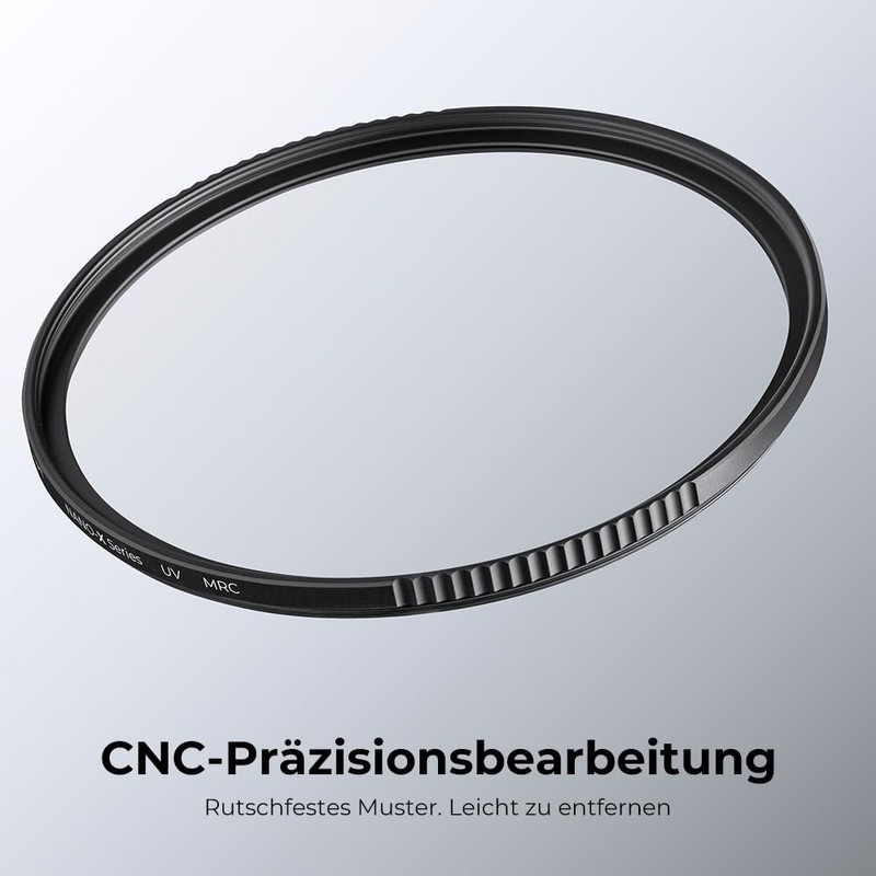 K&F Concept Nano X-Series UV Filter 58 mm Bulkhead Glass