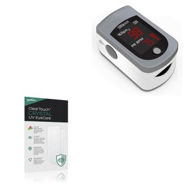 BoxWave Screen Protector Compatible With Santa Medical Fingertip Pulse Oximeter (AS-301-L) - ClearTouch Crystal Anti-UV EyeCare (2-Pack), Filters out Harmful Blue Light Reduce Fatigue