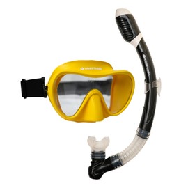 Hawaii Divers Deep Sea Adult Snorkeling Combo, Yellow Black, One Size