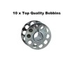 eRadius 10 X Metal Bobbins Sewing Machine Spool Fits Most