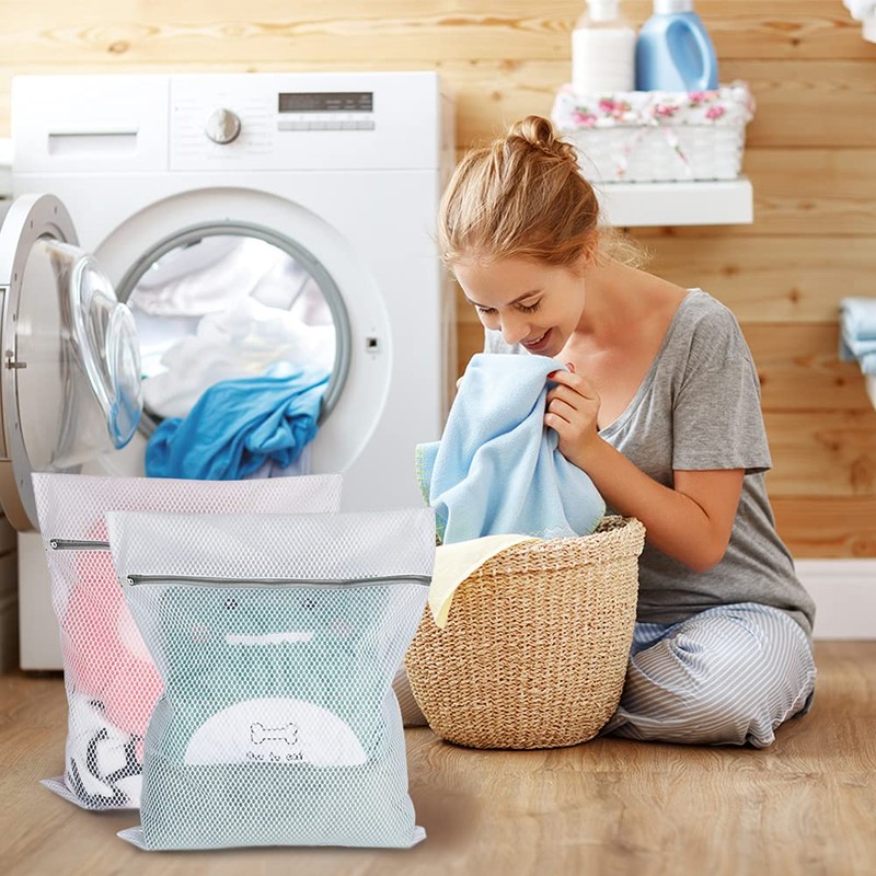 Vivifying Mesh Laundry Bag, 2 PCS Large Washing Machine Bag