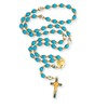 Nazareth Store Saint Benedict 10mm Glass Rosary Beads Catholic Necklace