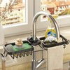 Faucet Drying Basket Aluminum Versatile Rustproof Sink Storage Holder Sponge