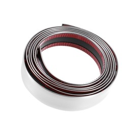 Motoforti Car Door Edge Anti Collision Guards Strip 8ft 1.18inch Silver Tone Long-lasting