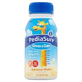 PediaSure Banana Cream, 8 oz. Bottle Part No. 58052 Qty 1